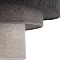 Deckenlampe Pastell Trio Ø 60cm in 3 Grautönen