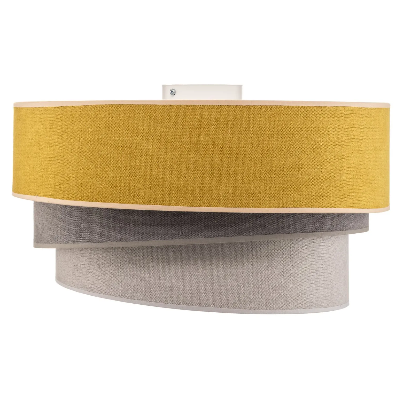 Deckenlampe Pastell Trio Ø 45cm senf/grau/hellgrau