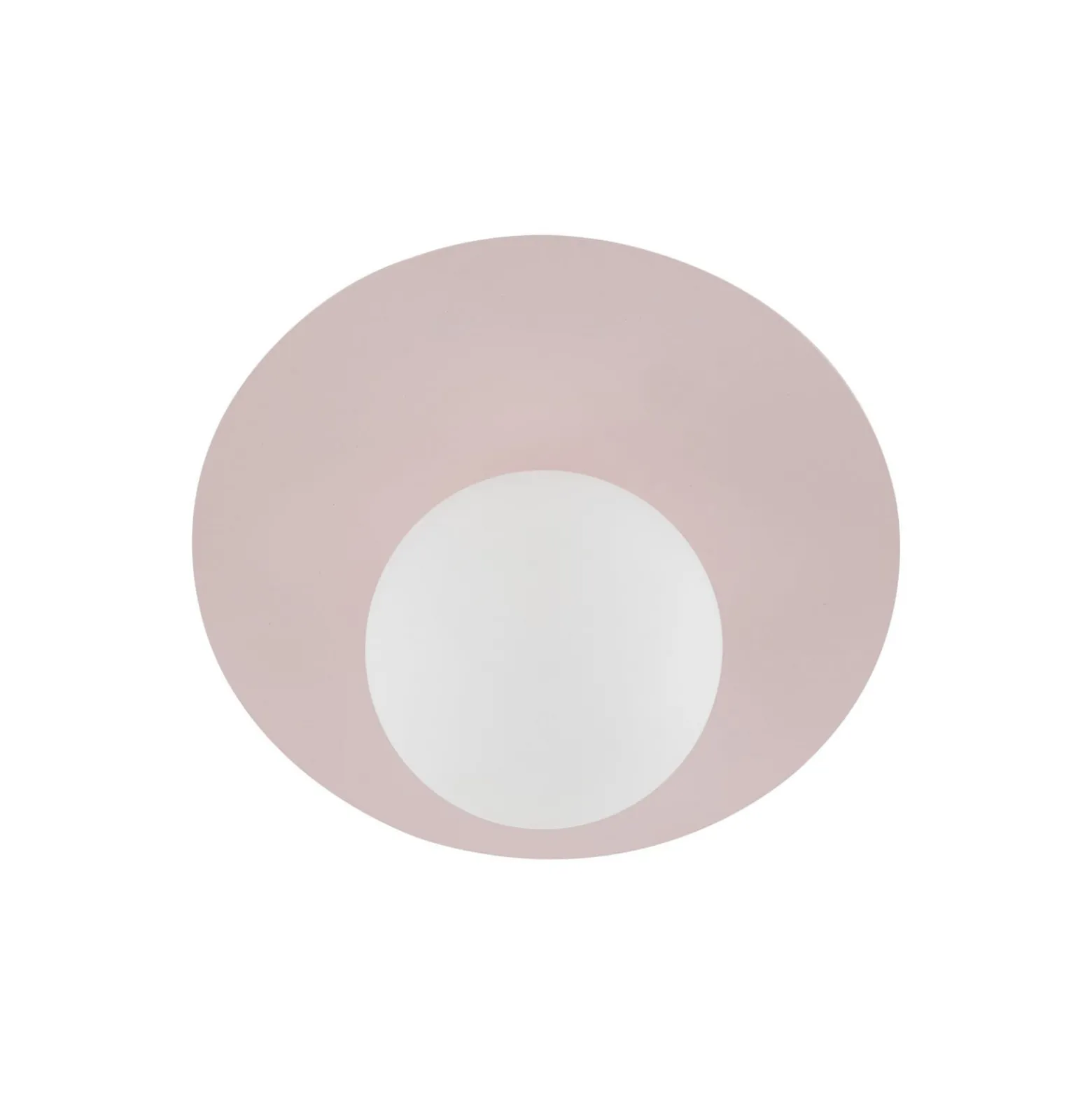 Deckenlampe Pixie, rosa, Glas, Ø 25 cm, Kugel, G9