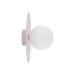 Deckenlampe Pixie, rosa, Glas, Ø 25 cm, Kugel, G9