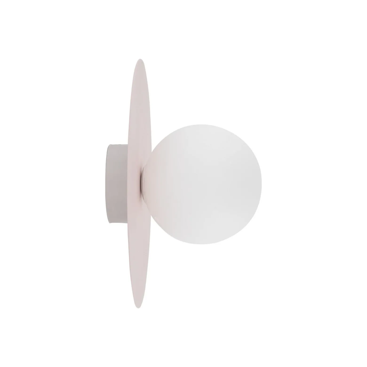 Deckenlampe Pixie, rosa, Glas, Ø 25 cm, Kugel, G9