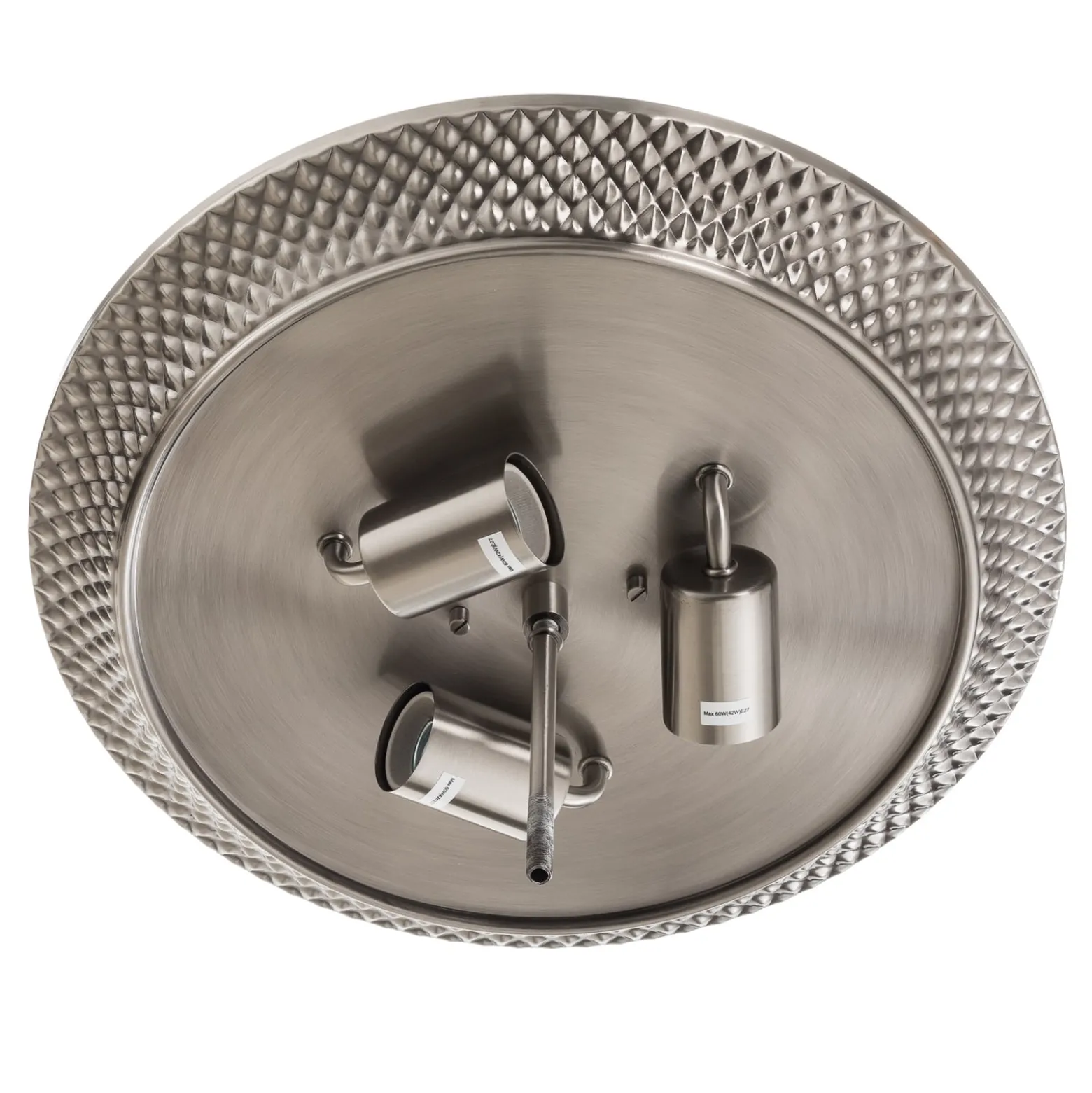 Deckenlampe Plantation nickel antik, 40,6cm