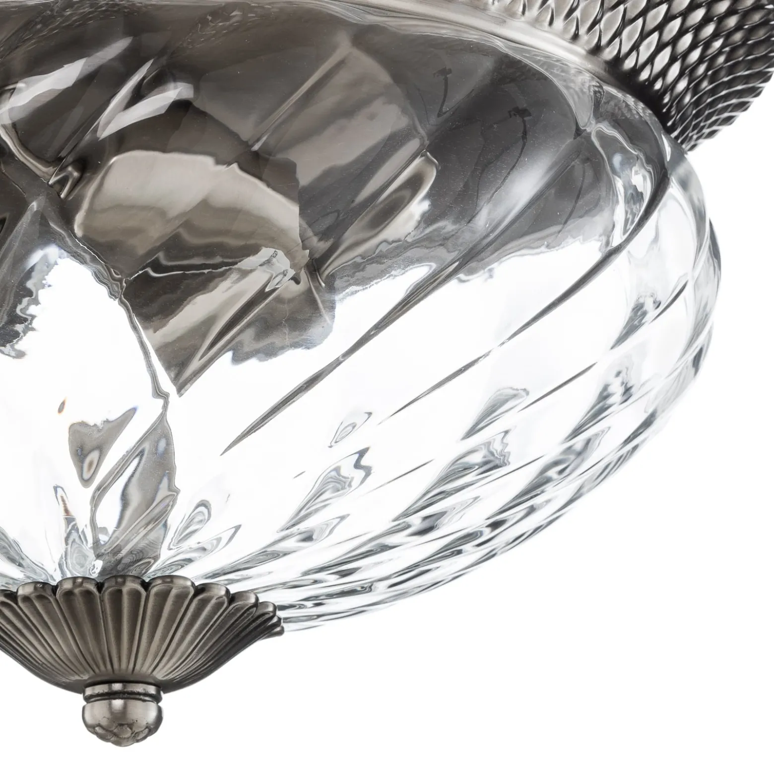 Deckenlampe Plantation nickel antik, 40,6cm