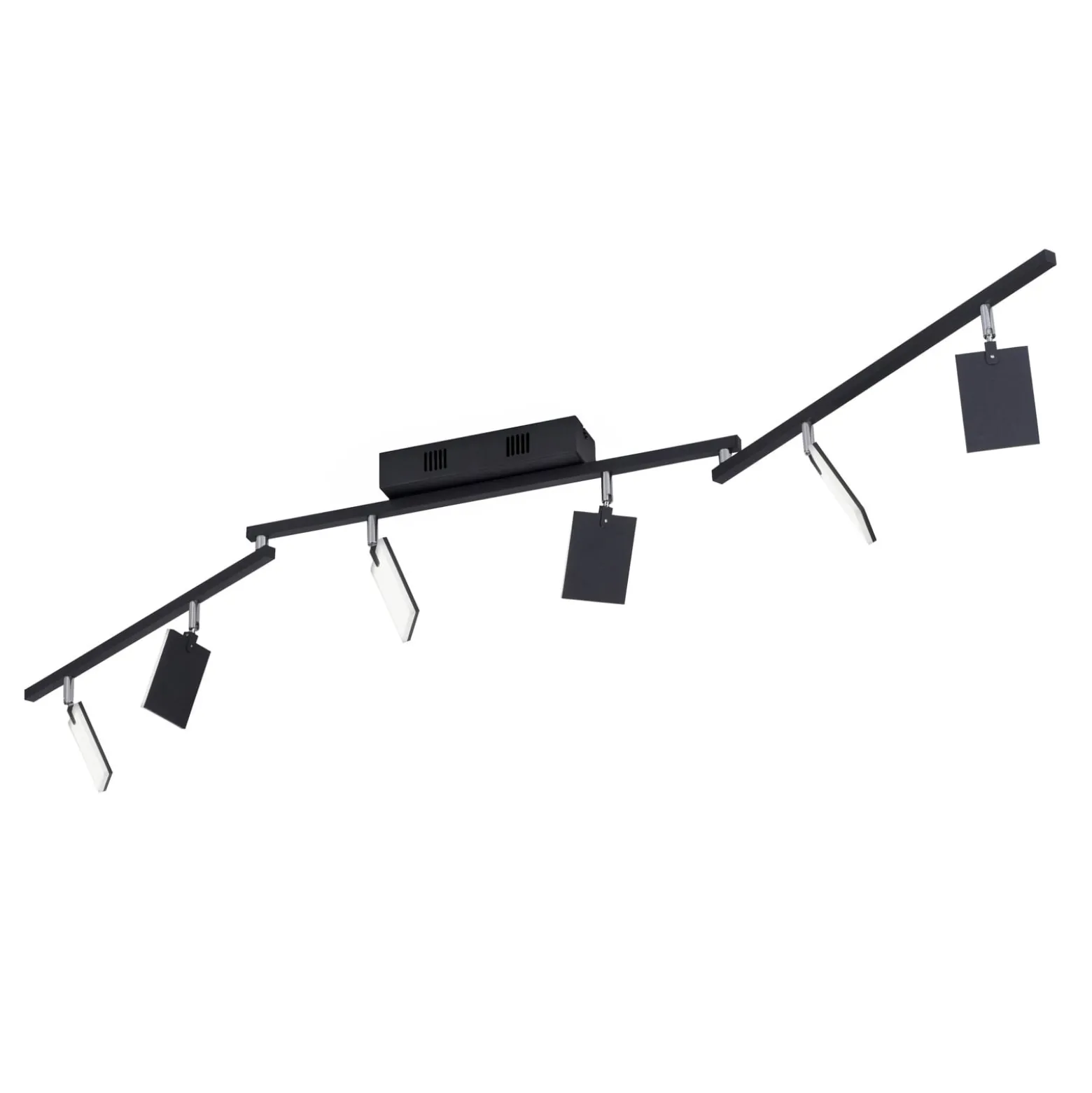 Deckenlampe PURE Mira, black pearl, 6-flammig, Remote, CCT