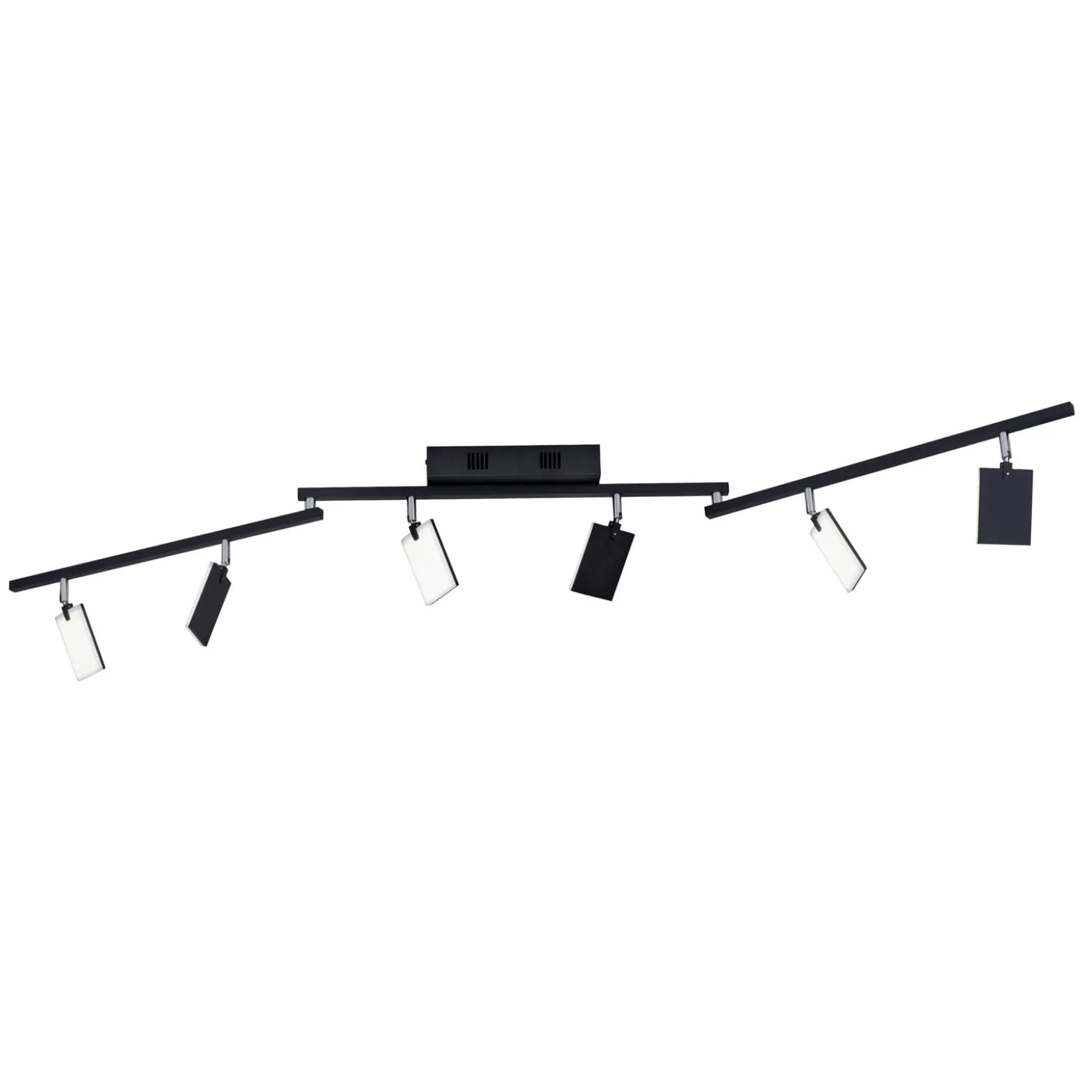 Deckenlampe PURE Mira, black pearl, 6-flammig, Remote, CCT