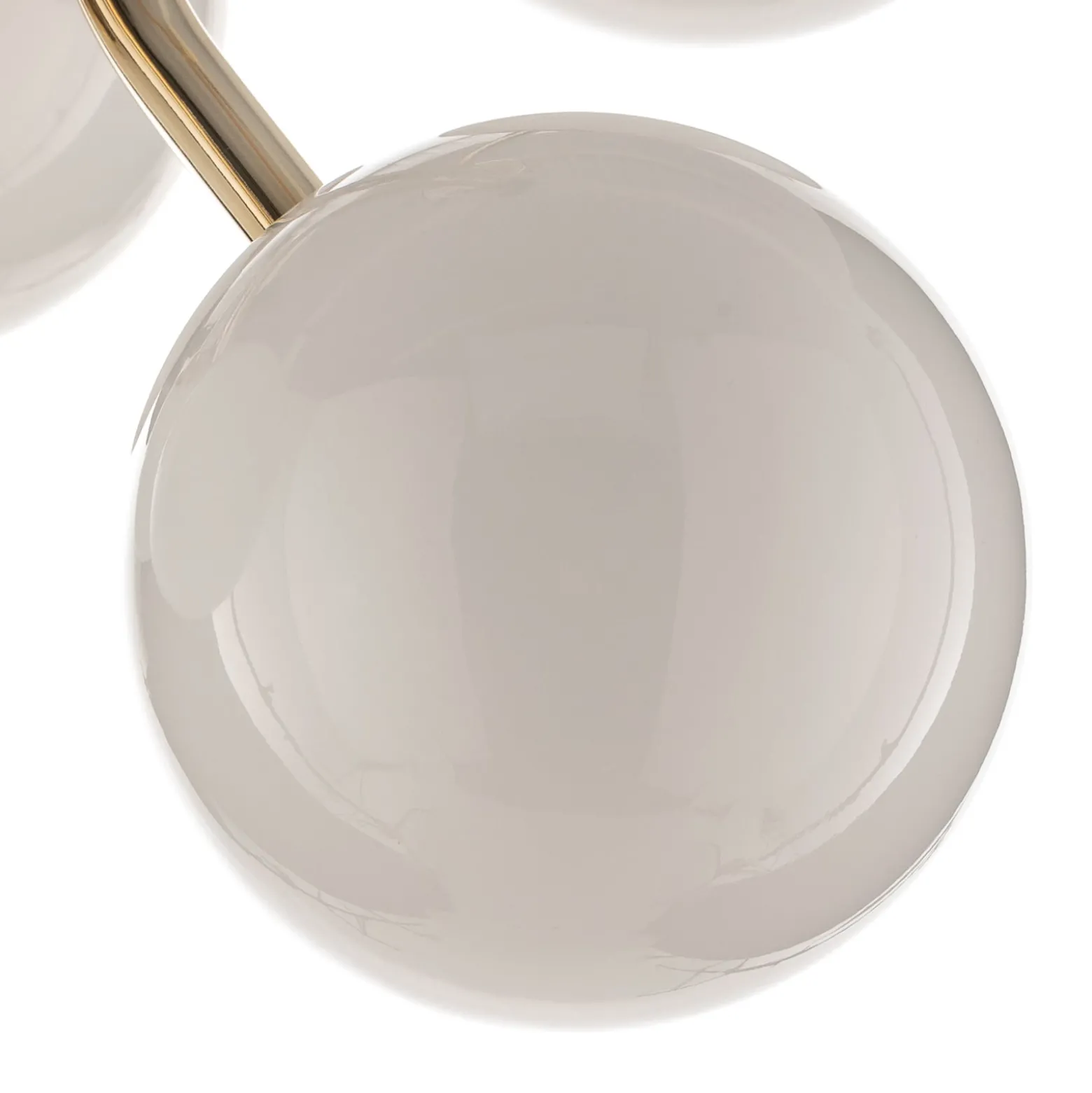 Deckenlampe Selva, fünfflammig versetzt, gold
