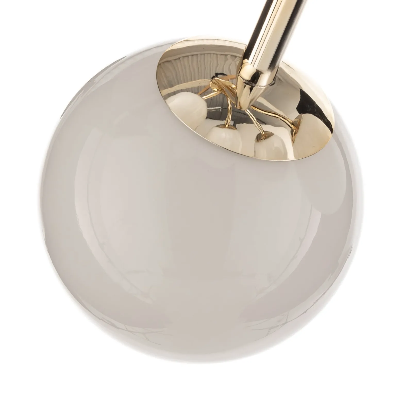 Deckenlampe Selva, fünfflammig versetzt, gold