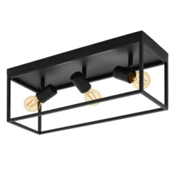 Deckenlampe Silentina dreiflammig, 54x18cm