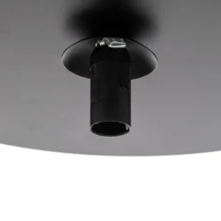 Deckenlampe Solar, schwarz/opal, einflammig