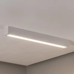 Deckenlampe Straight weiß 62 cm