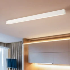 Deckenlampe Straight weiß 122 cm