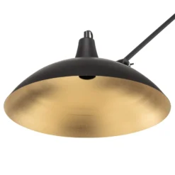 Deckenlampe 808 verstellbar 1-flammig schwarz/gold