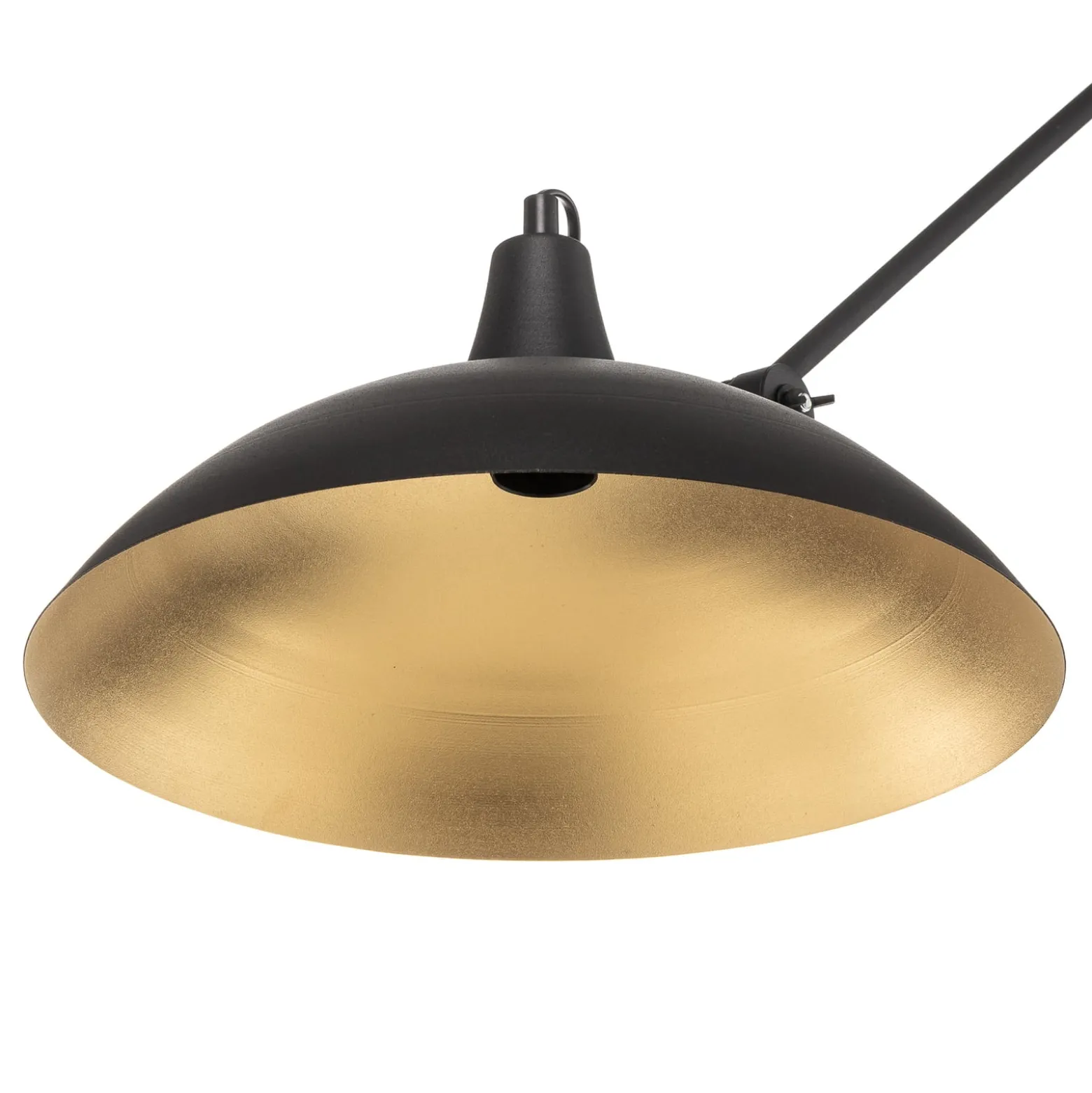 Deckenlampe 808 verstellbar 1-flammig schwarz/gold
