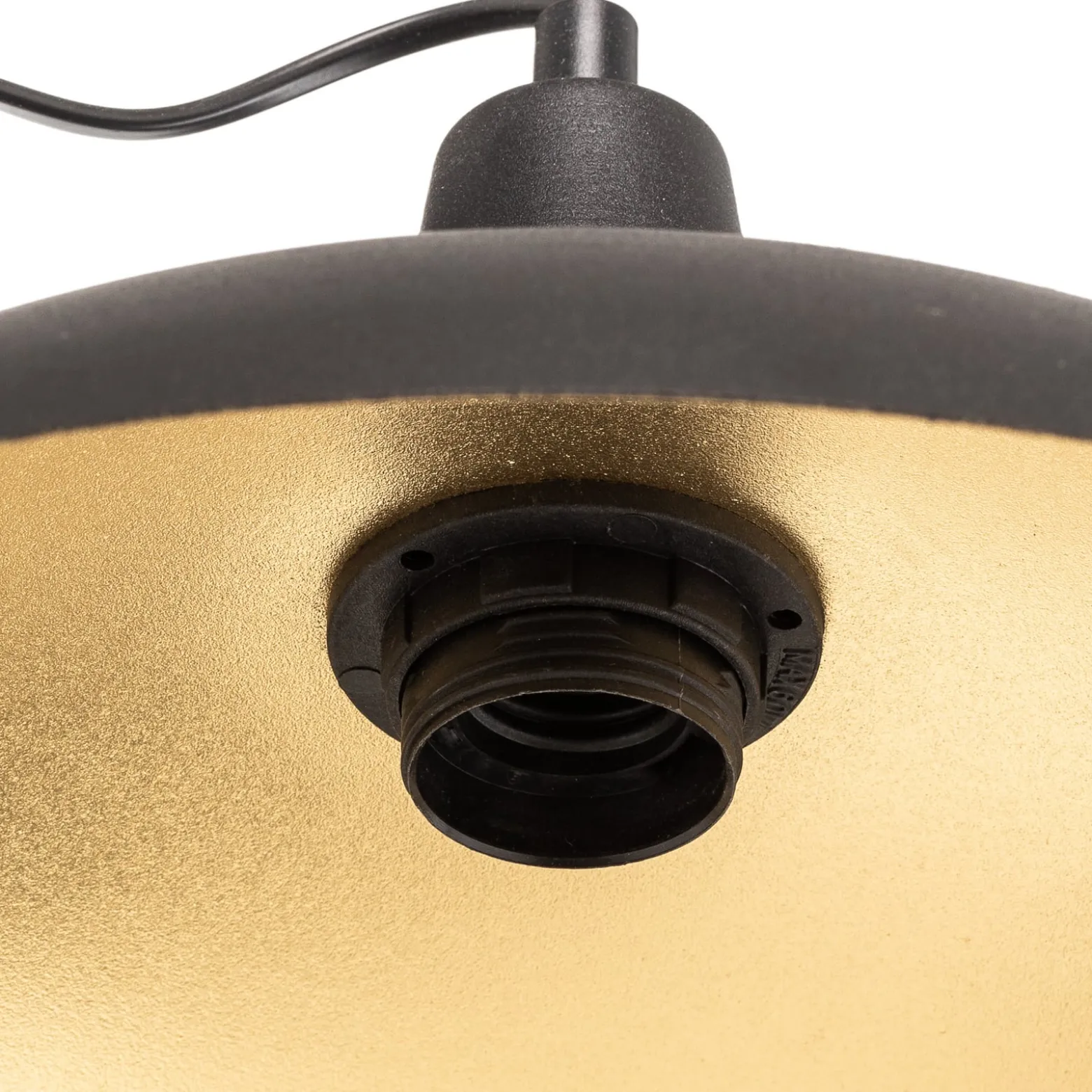 Deckenlampe 808 verstellbar 1-flammig schwarz/gold
