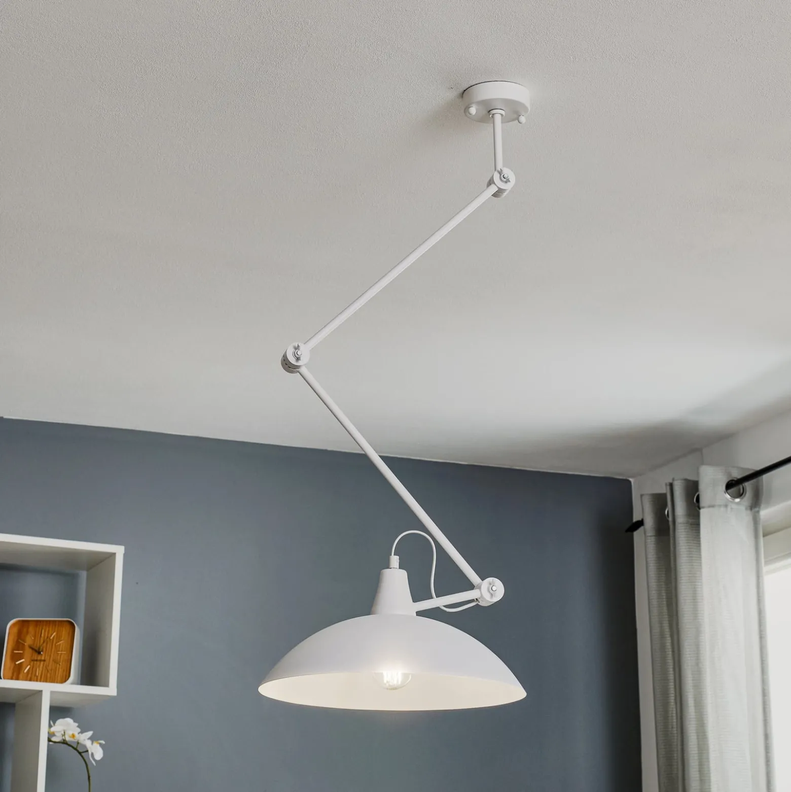 Deckenlampe 808 verstellbar 1-flammig weiß