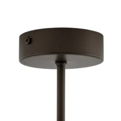 Deckenlampe Zofia, kaffeebraun, Metall, Ø 50 cm, 3-flg., E27