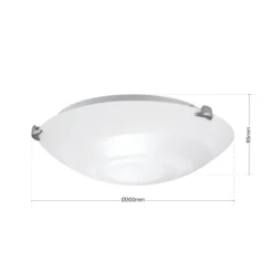 Deckenleuchte Ada aus Glas, Ø 30 cm