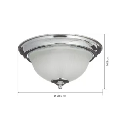 Deckenleuchte American Diner IP44, chrom