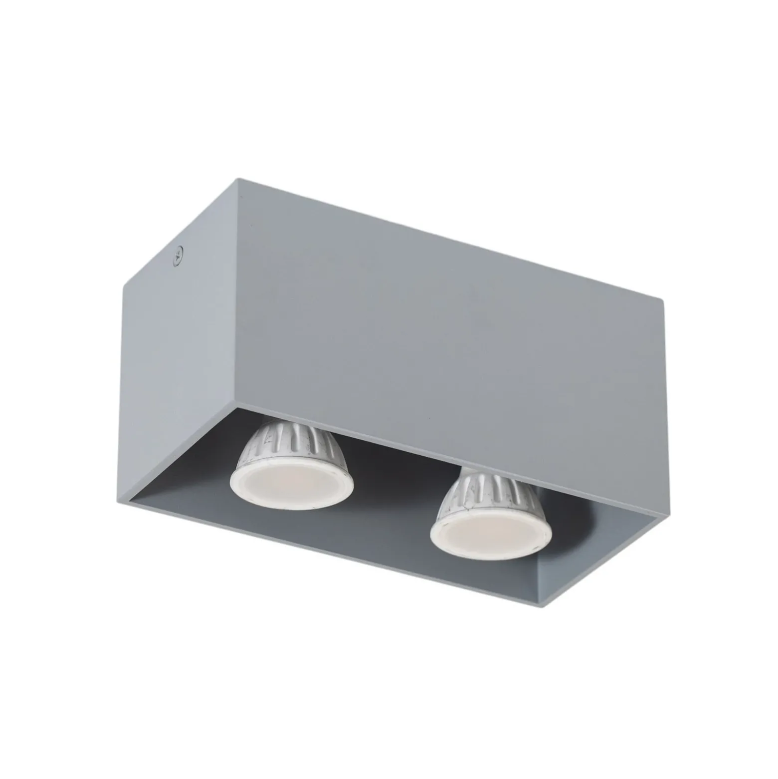 Deckenleuchte Ara Maxi aus Aluminium 2fl. grau