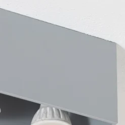 Deckenleuchte Ara Maxi aus Aluminium 2fl. grau