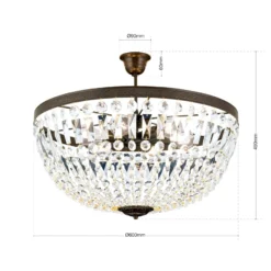 Deckenleuchte Arila, Ø 60 cm