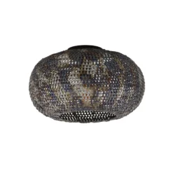 Deckenleuchte Armor, brüniert, Ø 40 cm, Metall