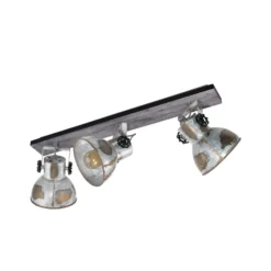 Deckenleuchte Barnstaple im Industrielook 3-flg.