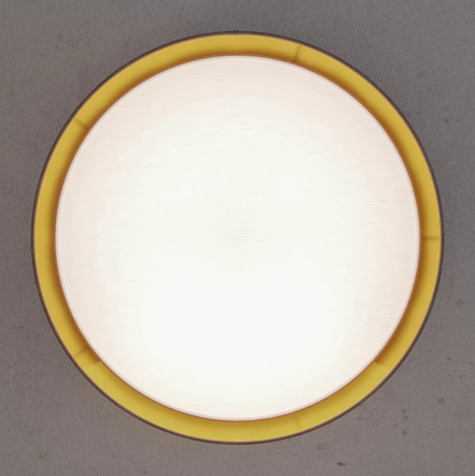 Deckenleuchte Bilbao, grau/gold, Ø 60 cm