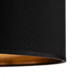 Deckenleuchte Bilbao,schwarz/gold, Ø 45 cm