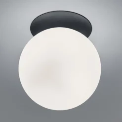 Deckenleuchte Blob, Kugelschirm Opalglas, Ø 25 cm