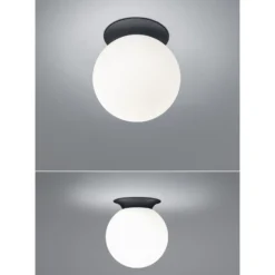 Deckenleuchte Blob, Kugelschirm Opalglas, Ø 20 cm