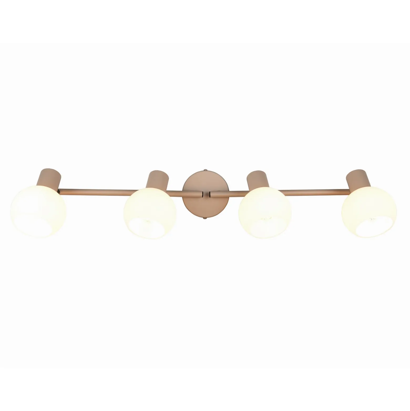 Deckenleuchte Boba, 4-flammig, beige, E14, Metall