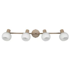 Deckenleuchte Boba, 4-flammig, beige, E14, Metall