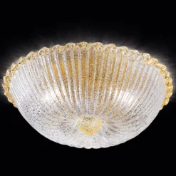 Deckenleuchte Budino gold klar 40 cm