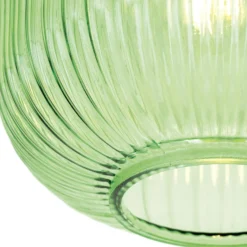 Deckenleuchte Carneval, grün, Ø 20 cm, Glas, E27