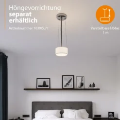 Deckenleuchte Ceiling Dream, Ø 40 cm, Textil, grau