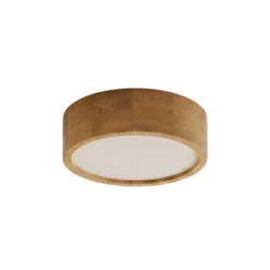 Deckenleuchte Cleo, Ø 28 cm, Eichenholz, E27