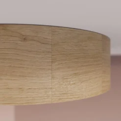 Deckenleuchte Cleo, Ø 28 cm, Eichenholz, E27