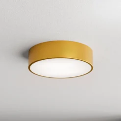 Deckenleuchte Cleo, Ø 30 cm, IP20, goldfarben, Metall, E27