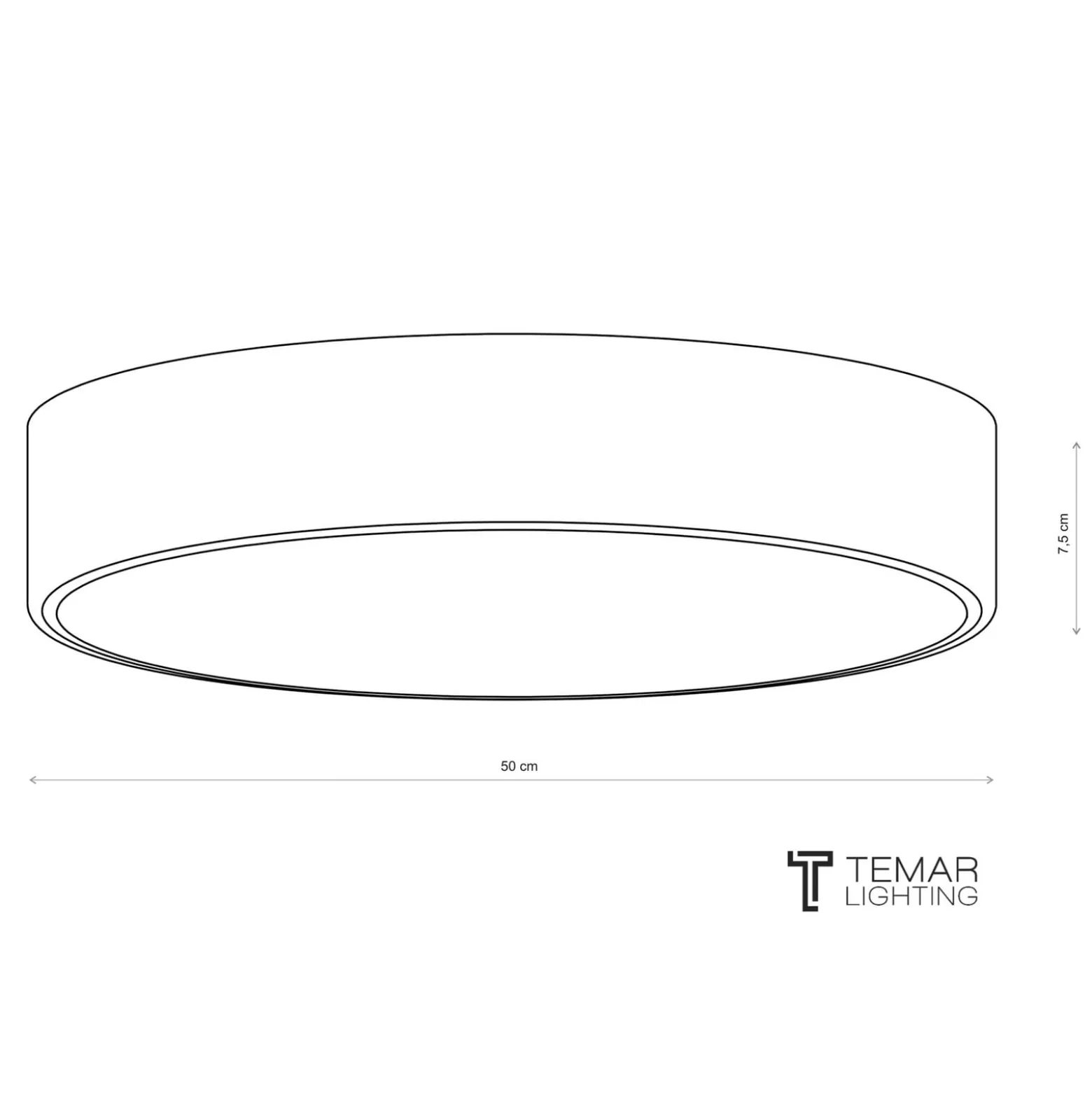 Deckenleuchte Cleo, Ø 50 cm, IP54, kupferfarben, Metall, E27
