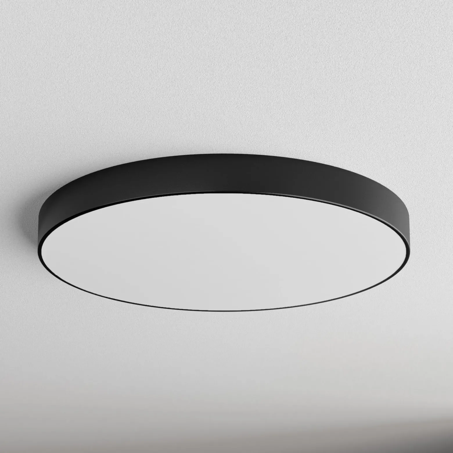 Deckenleuchte Cleo, Ø 78 cm, IP20, schwarz, Metall, E27