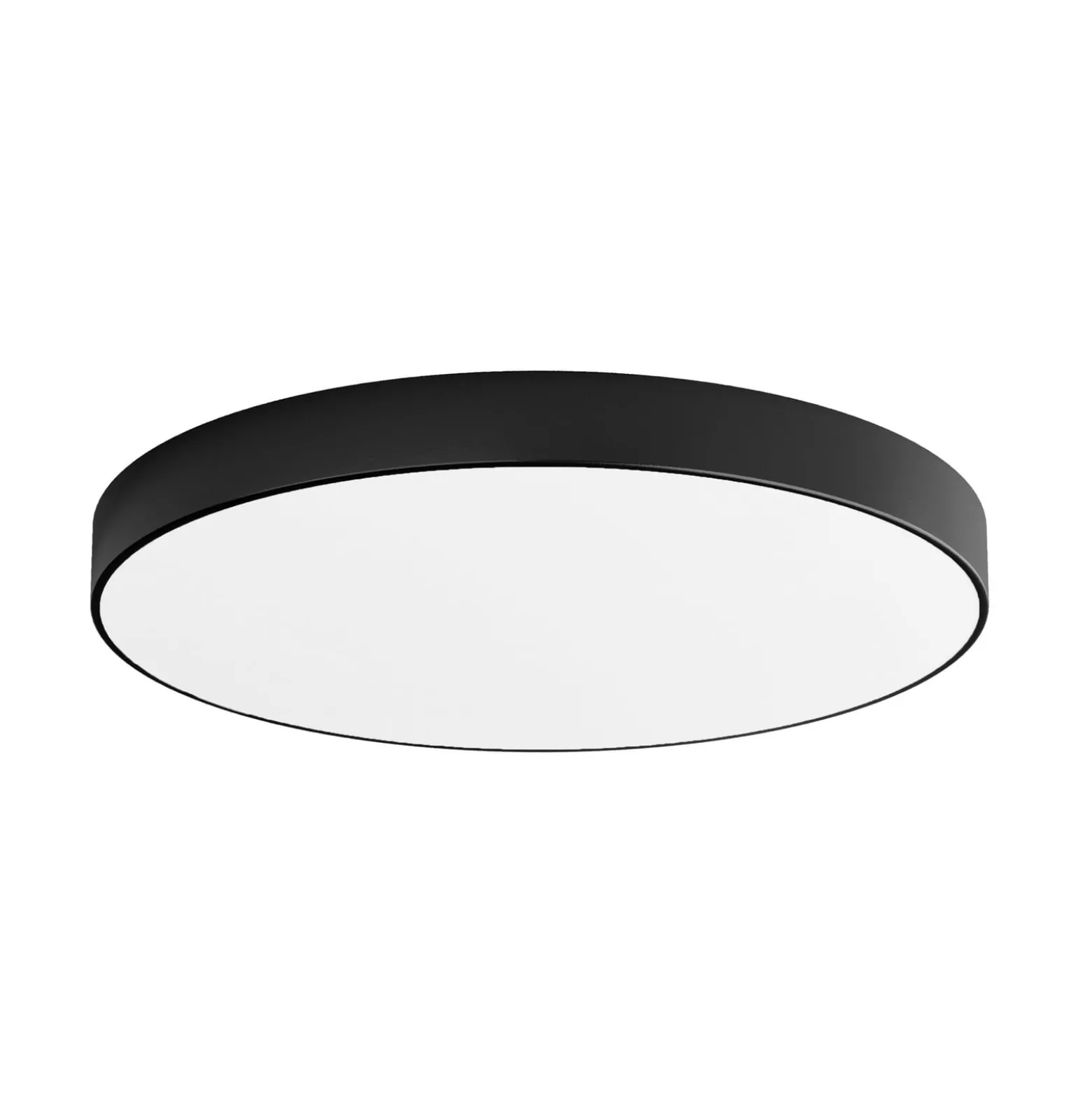 Deckenleuchte Cleo, Ø 78 cm, IP20, schwarz, Metall, E27