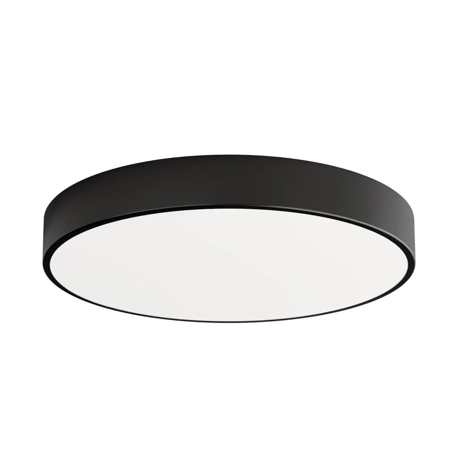 Deckenleuchte Cleo, Ø 60 cm, IP20, schwarz, Metall, E27
