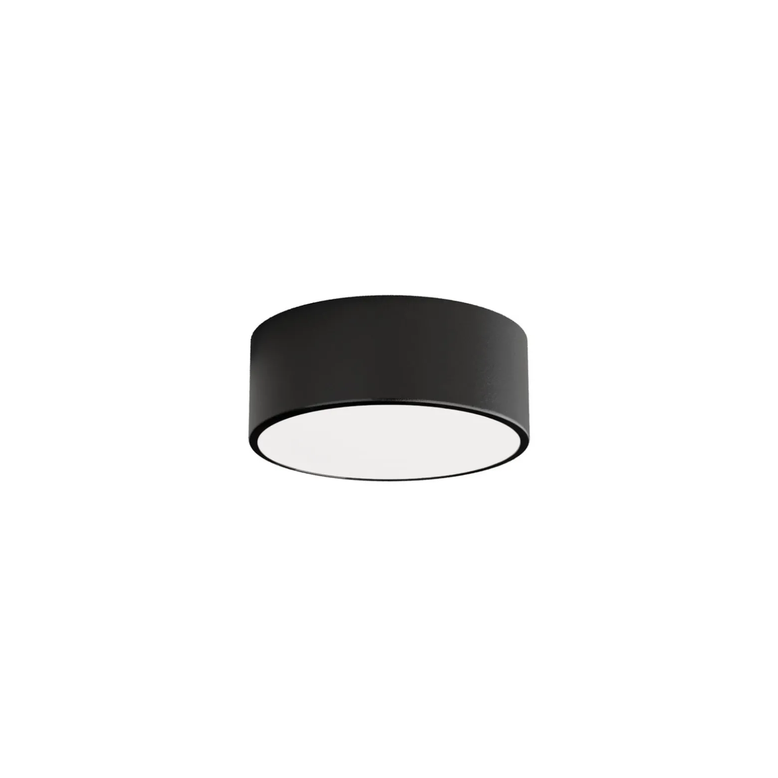 Deckenleuchte Cleo, Ø 20 cm, IP20, schwarz, Metall, E27