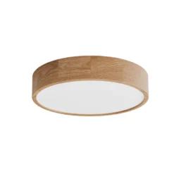 Deckenleuchte Cleo DR475, IP54, Ø 47,5 cm, Eichenholz, E27
