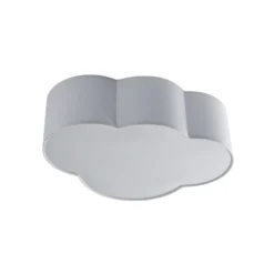 Deckenleuchte Cloud, Textil, 41 x 31 cm, weiß