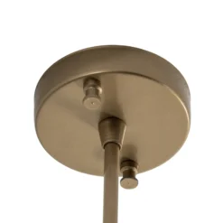 Deckenleuchte Dolunay, Ø 26 cm, goldfarben, Glas, E27