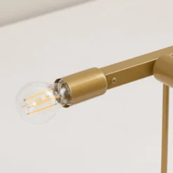 Deckenleuchte Eliza, vierflammig, gold