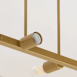 Deckenleuchte Eliza, vierflammig, gold