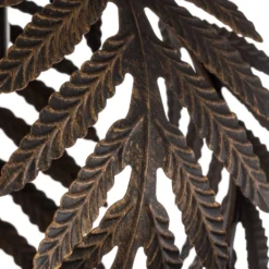 Deckenleuchte Felce als Farn in Bronze, Ø 27 cm